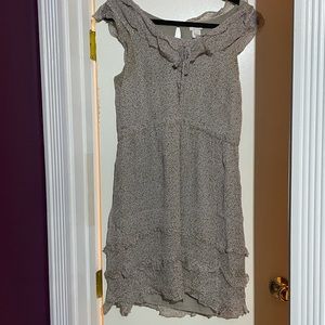 J crew gray silk dress size small 4
